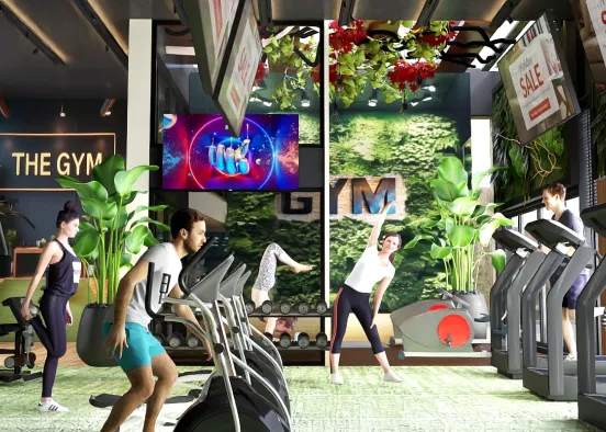 # The Gym Визуализация дизайна
