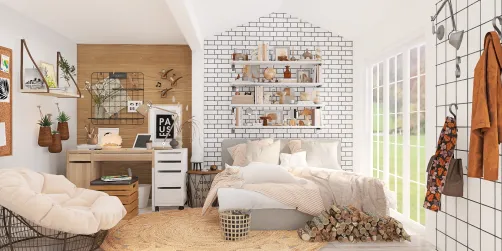 Brooklyn Loft Bedroom✨🪵☕️