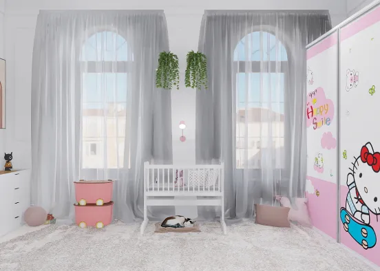 cute baby room! Design Rendering