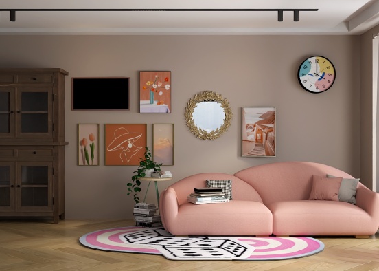 🩷 living room Design Rendering