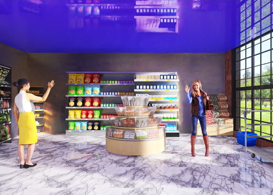 At the store  Design Rendering