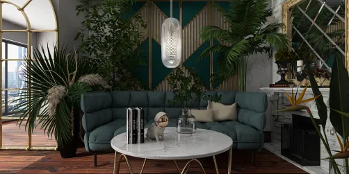 Tropical living room 