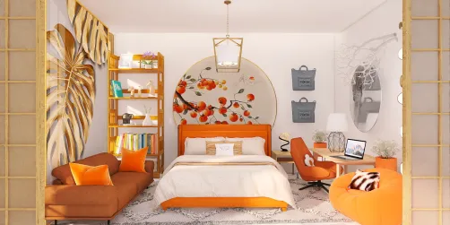 Orange Bedroom 🍊 