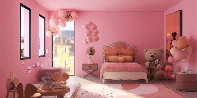 Valentines Day-themed room