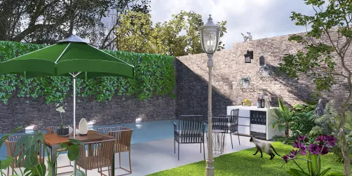 Patio trasero