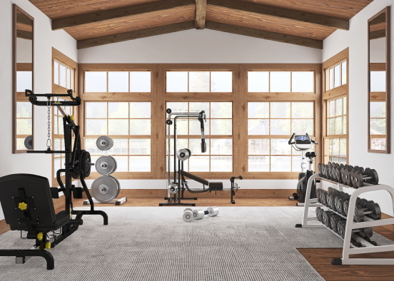 Private Gym Design Rendering