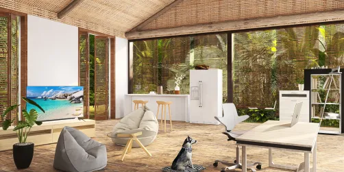2022 Spring - Dream studio with tropical garden 