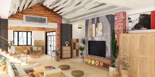 cozy downstairs livingroom 