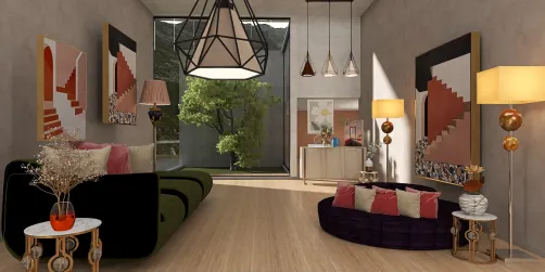 Colorful Living Room 