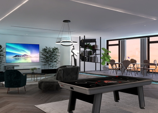 🔲 Modern Livingroom 🔲  Design Rendering