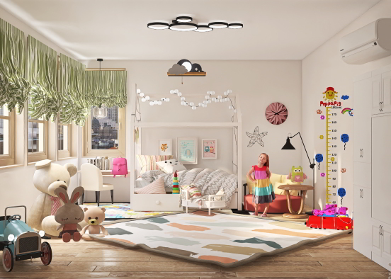 #littlekidsroom
#child's dream room Design Rendering