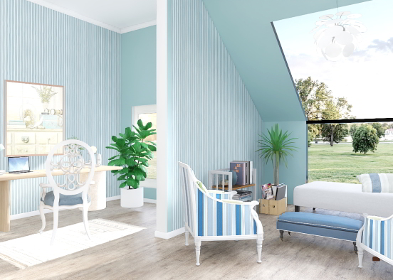 The personal office get away space Design Rendering