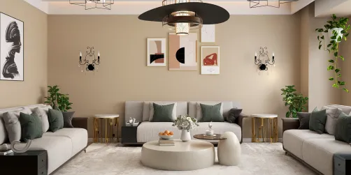 تصميم غرفة المعيشة الحديثة