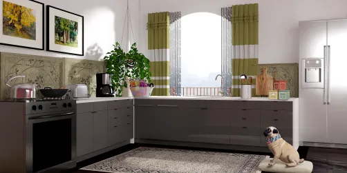Cheery Little Kitchen