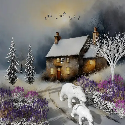 Winter's Embrace in Provence