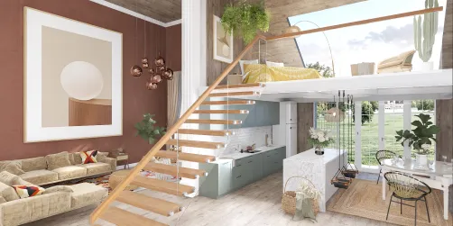 Cozy cabin loft