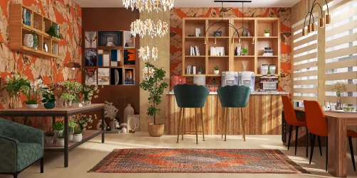 Mom's coffee room 