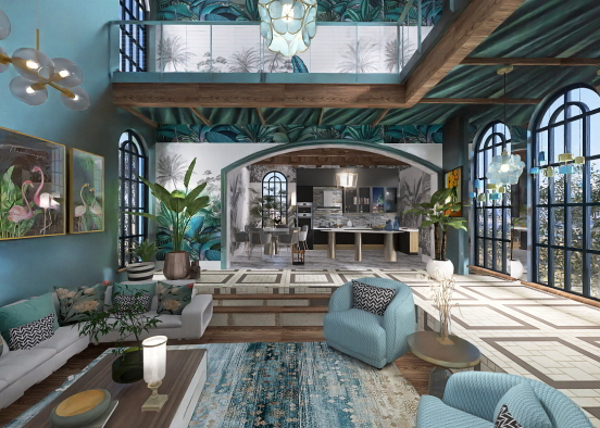 Calm sanctuary  Design Rendering