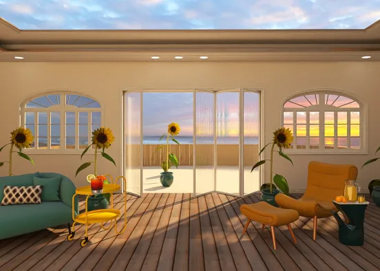# Ladies sunflowers Визуализация дизайна