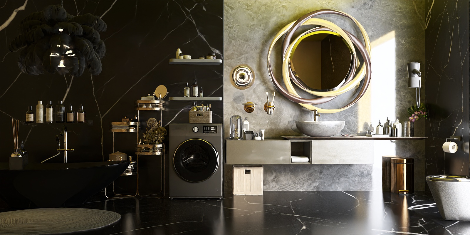 Modern gothic toilet