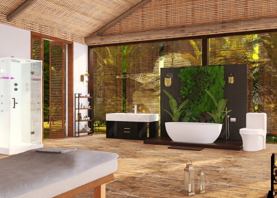 bathroom and spa Design Rendering
