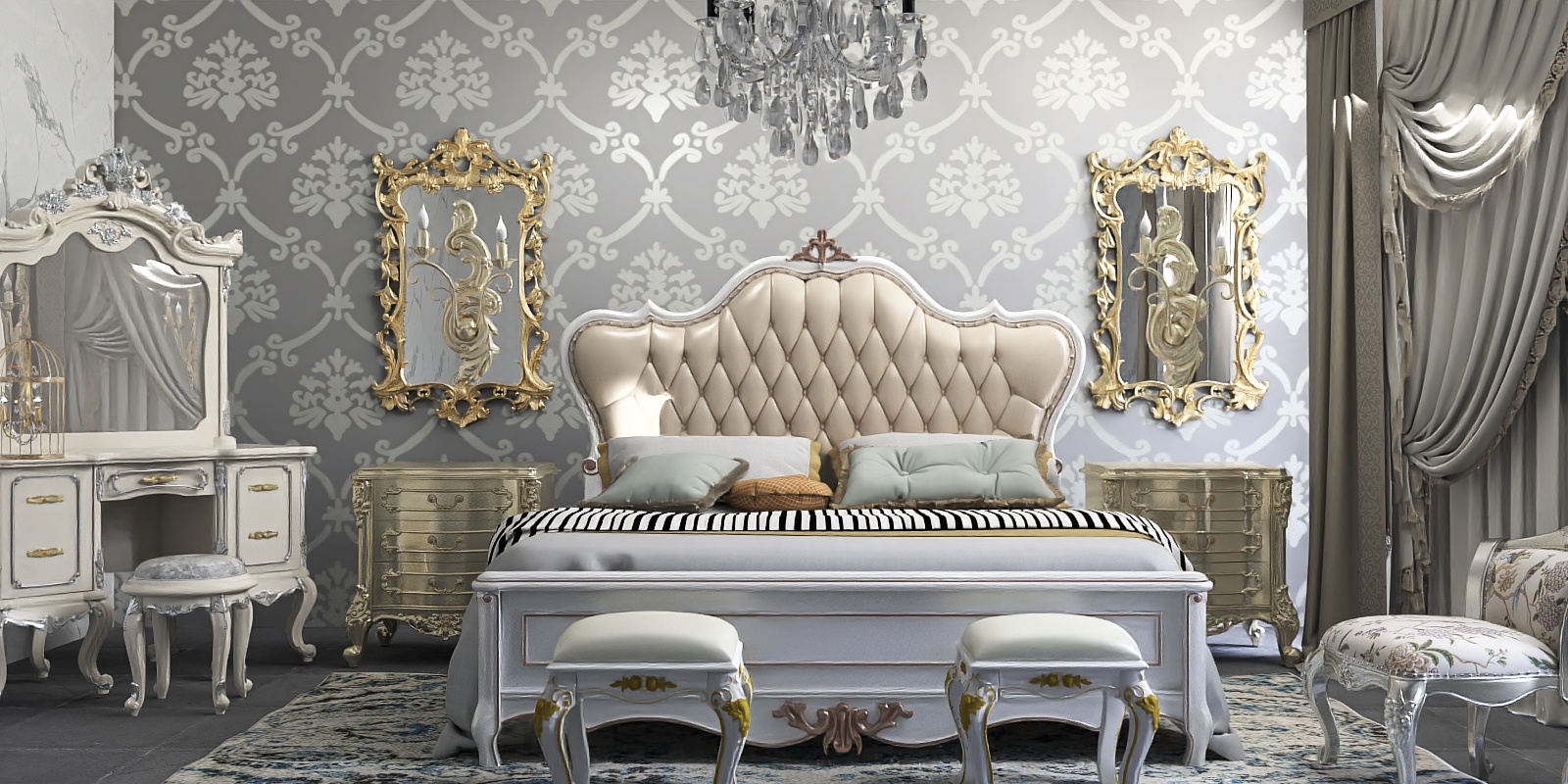 Rococo Bedroom