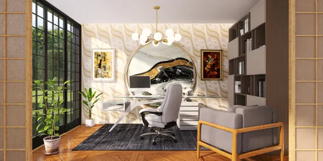 Home office Minimalist style 