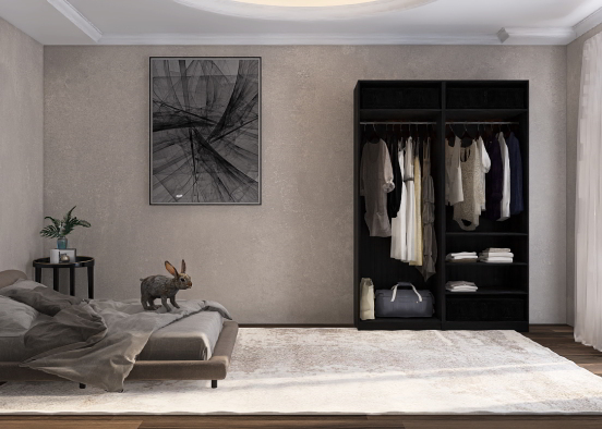 50 shades of gray but room addition~ Design Rendering