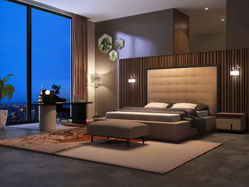 Luxurious bedroom 