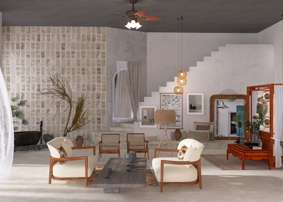 Lamu beach house Design Rendering