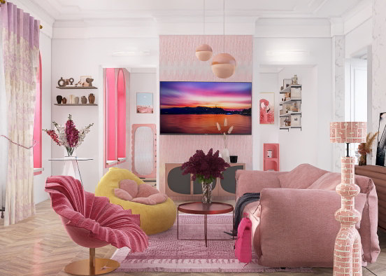pink-eu room Design Rendering