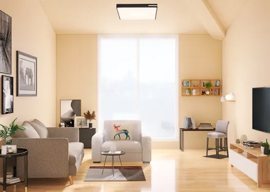 Modern Apartment 's Living room ✨ Design Rendering