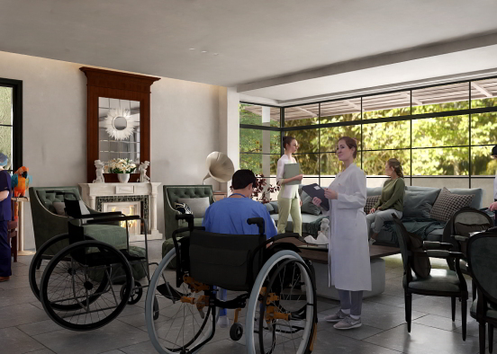Elderly community center 👵🏽👴🏼👴🏾👵🏻 Design Rendering