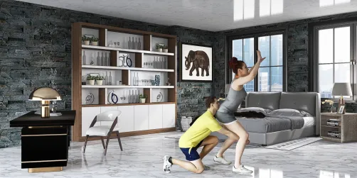 Made a hotel room