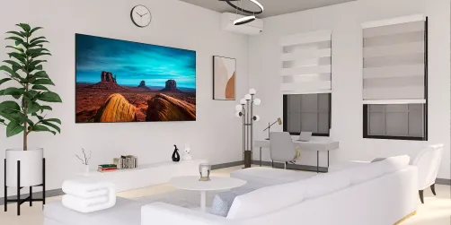 white livingroom
