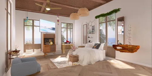 christmas Beach hotel bedroom