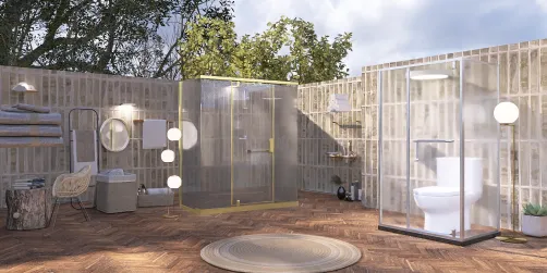 Outdoor bathroom 