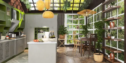 Kitchen in a country house.🌾🌱🌲