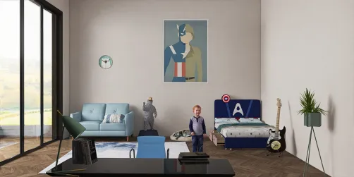 Avengers boy bedroom 🤠