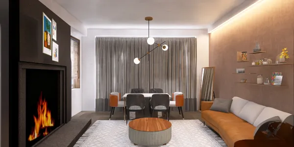 Professional interior design created with Homestyler 3D design software