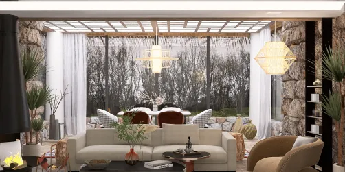 Modernised Rammed Earth House 