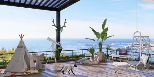 Modern pergola