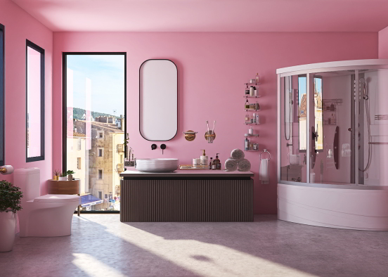 A modern bathroom 🎀 Design Rendering