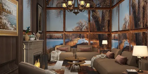 Cozy Woodland Retreat: Design #13