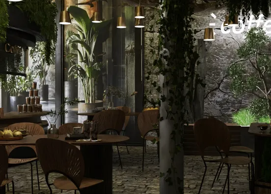 # The Rustic Coffee House ☕️ Renderização de Design