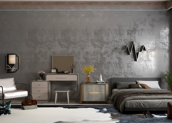 Modern bedroom 🩶✨️ Design Rendering