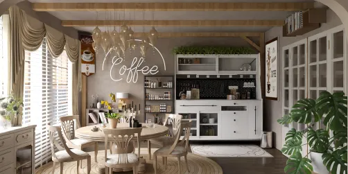 little coffee break room 