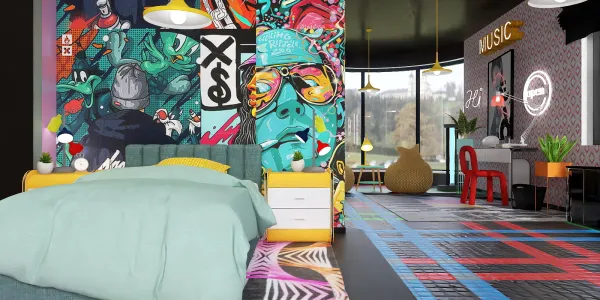 Professional interior design created with Homestyler 3D design software