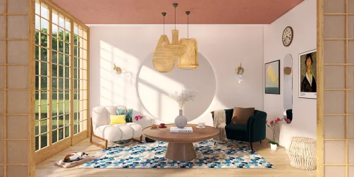 Zen living room