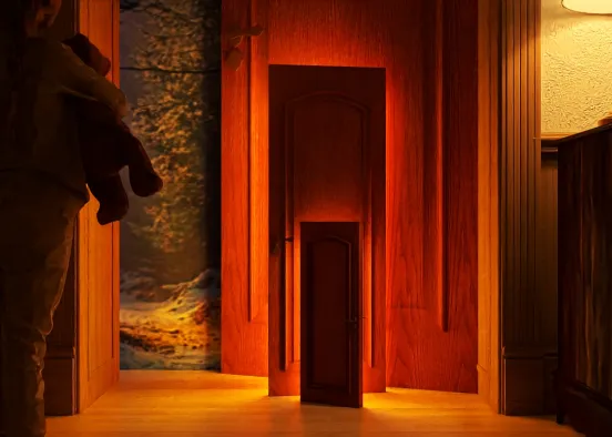 # A Door to the Unknown (illusion art)  Визуализация дизайна